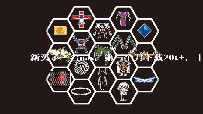 新买了一台nas，第一个月下载20t+，上传5+，不会被网警盯上吧?